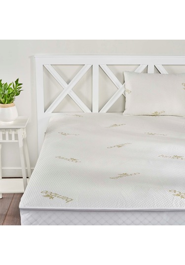 Linens Bambu S.Geçirmez 160X200 CM Yatak Alezi Beyaz
