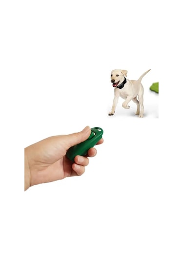 Köpek Eğitimi İçin Düdüklü Clicker Siyah