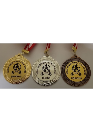 Madalya 50 Adet (Özel Kurdeleli)Baskı Dahil Fiyat Altın - Bronz - Gümüş