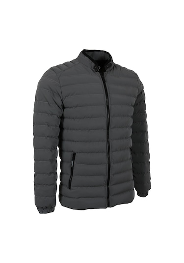 Erkek Dar Kesim Karbon Deri Şişme Mont Rar01226 001