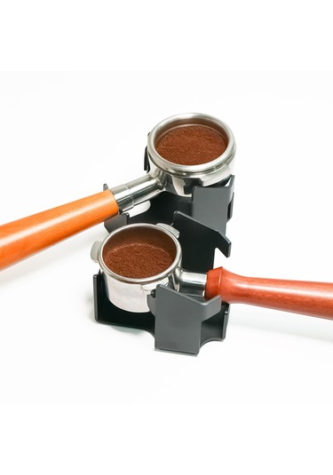 Homyl Kahve Sabotaj Tutucu Filtre Standı, Portafiltre Rafı, 51 Siyah