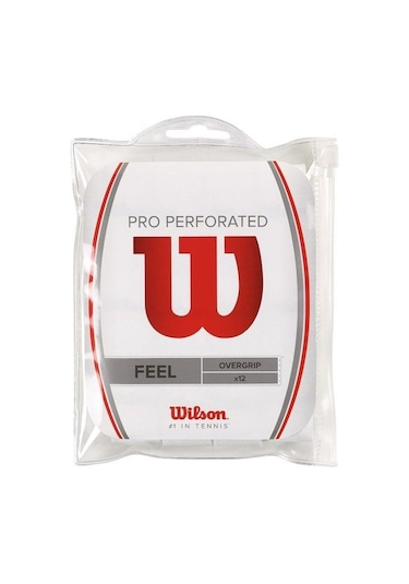 Wilson Pro Perforated 12'Li Tenis Gribi Beyaz Wrz4006Wh Beyaz