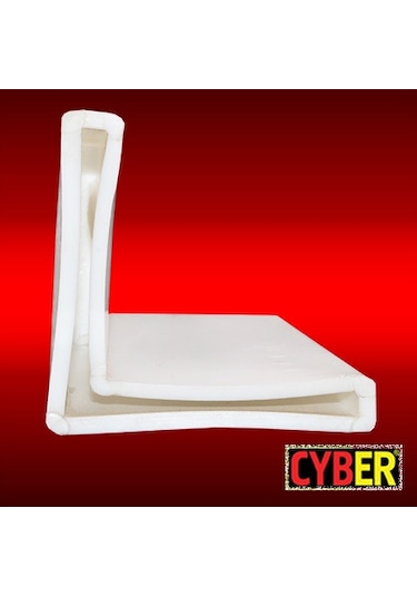 Plastik Çelik Dolap Ayağı Beyaz