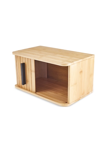 Karaca Pamir Bambu Ekmek Kutusu Kahverengi