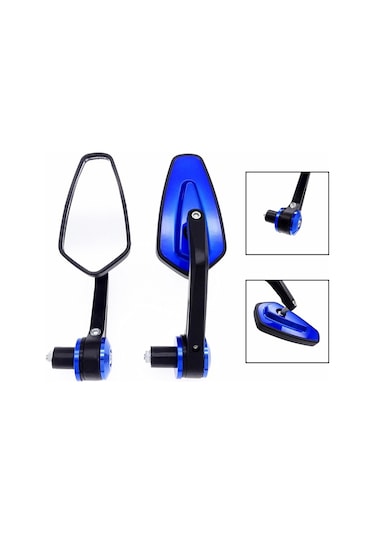 Motosiklet Kolu Tüm Alüminyum Kiraz Dikiz Aynası Altın