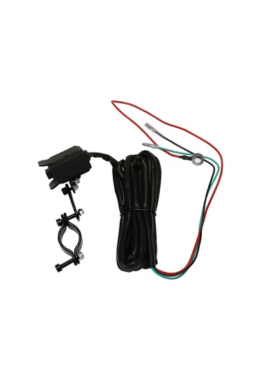 Honmex 12v Atv Elektrikli Vinç Parçası: Rocker Thumb Anahtar, Montaj Braketi, 2.5m Kablolu Röle Kontrolü, Su Geçirmez Abs+nilon