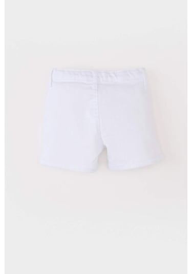 DeFacto Erkek Bebek Beyaz Jean Şort C2286A525SMWT34 Beyaz