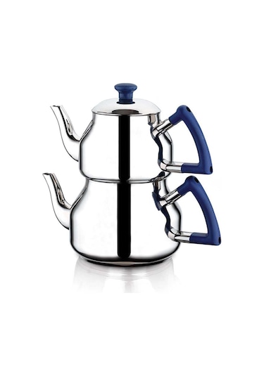 Özkent K-316 Marmaris Mega Boy Sade Çaydanlık Mavi