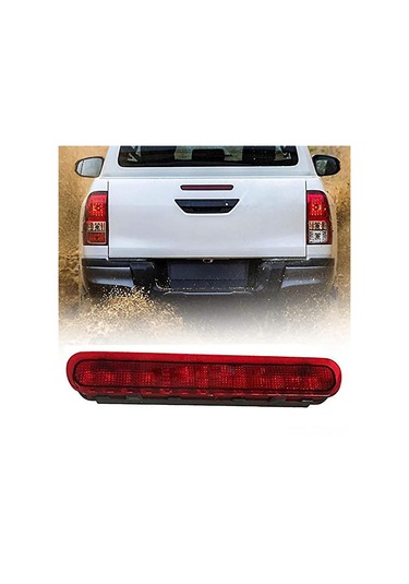Fosenze 2005-2010 Toyota Hilux Vigo Kamyonet İçin Kolay Montajlı Abs Malzeme 3. Stop Lambası Kırmızı Lens