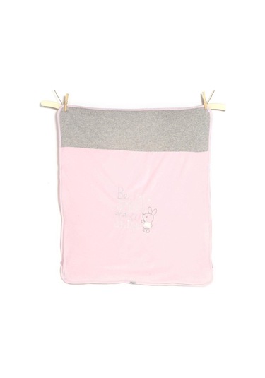 Neşelibebek 11356 Kız Kadife Battaniye Tek Ebat Gri