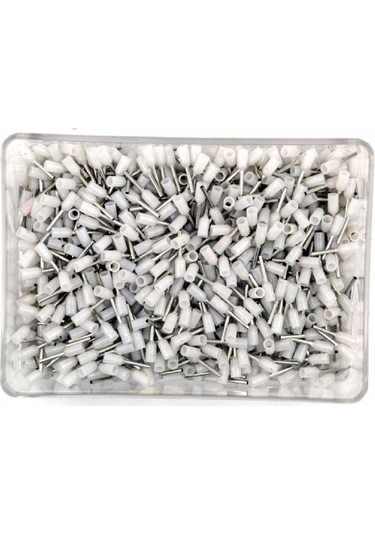 Ksn K-23005 ,2x0.50mm²/beyaz 1000-adet Kablo Yüksük