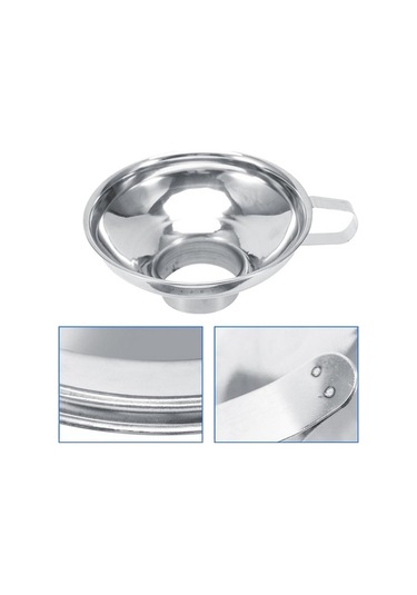 Didadodo Ersono Paslanmaz Çelik Huni Küçük Boy Ev Geniş Ağızlı Konserve Kavanozları Huni Saplı Ev Mutfak Aletleri Çok Renkli