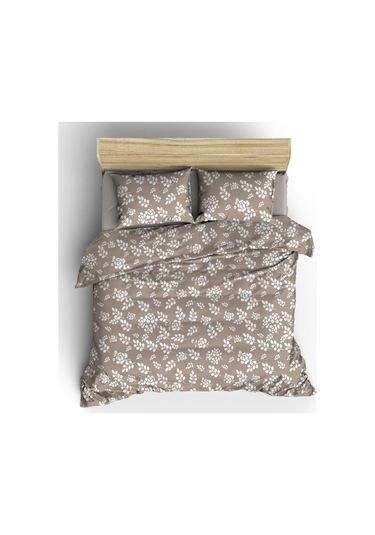 120 X 200 Yatak İçin Çarşafı Lastikli Pamuklu Nevresim Takımı Bej