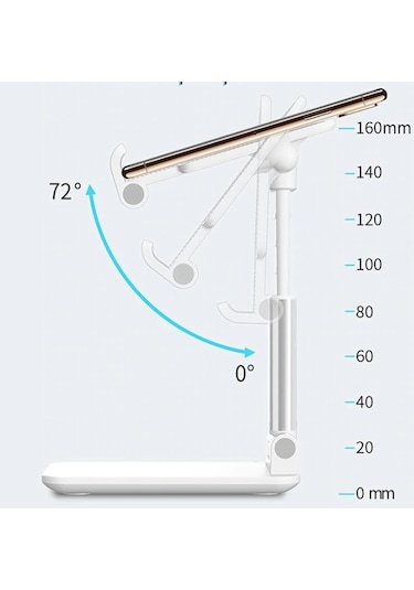Kenpazar Katlanabilir Masaüstü Telefon Tutucu Stand Siyah