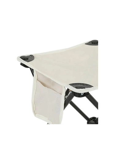 Kamp Taburesi Mini Katlanır Tabure Hafif Kompakt Pratik Siyah