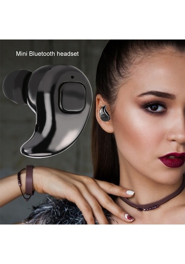 S530x Mini Hifi Handsfree Spor Kablosuz Bluetooth Kulaklık Mikrofonlu Altın