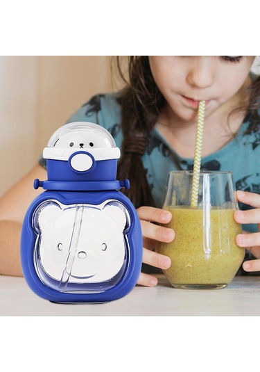 Suntek Doğa Sporları Su Isıtıcısı Ayı Astronot Hasır Mavi