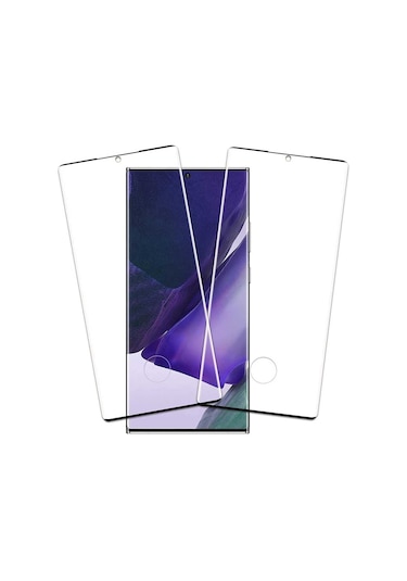 Samsung Galaxy Note 20 Uyumlu Kırılmaz Cam Ekran Koruyucu 2 Li Set