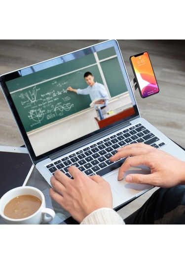 Youtek Taşınabilir Çift Ekran Dizüstü Telefon Askısı - 360 Derece Ayarlanabilir Alüminyum