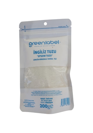 Greenlabel İngiliz Tuzu 200 G