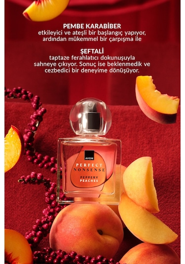 Perfect Nonsense Peppery Peaches Kadın Parfüm Edp 50 Ml. İkili Paket Çiçeksi