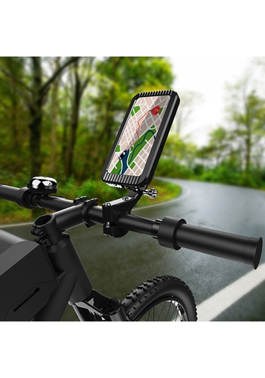 Z009a Bisiklet Motosiklet Gidon Montaj Telefon Tutucu Su Geçirmez Bisiklet Cep Telefonu Kılıfı Braketi
