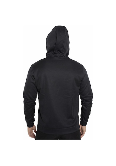 Crozwise Erkek Kapşonlu Spor Sweatshirt Siyah