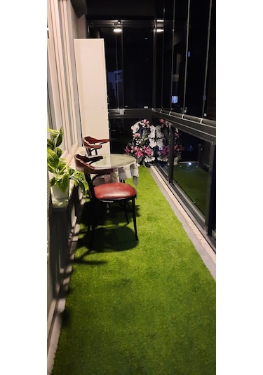 Yapay Çim Halı Sonbahar Suni Dekoratif 20 Mm Çim Halı