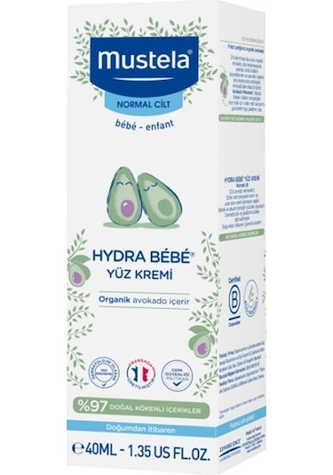 Mustela Hydra Bebek Yüz Kremi 40 Ml