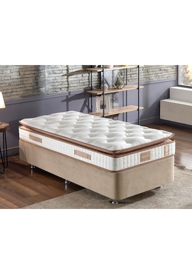 Nironyatak Niron Queen 90X190 Cm Tam Ergonomik Pedli Lüks Yatak Tek Kişilik