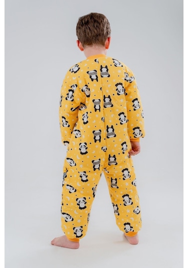 Erkek Bebek 2.5 Tog Desenli Uyku Tulumu 2 Yaş Sarı