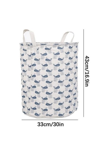 Novahub J Çamaşır Sepeti Kirli Giysileri Katlanır Depolama Çantası 33x43cm Aile, Kreş, Üniversite İçin Mükemmel Boyut Diğer