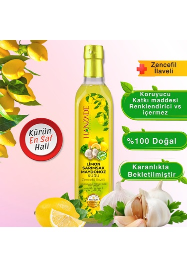 Hanzade Bitkisel Limon Sarımsak Maydanoz Kürü 2 x 500 ML