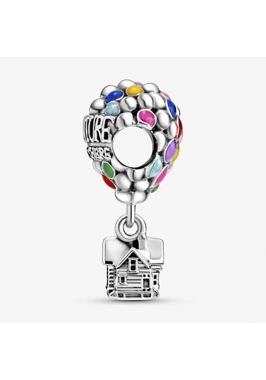 Nur Silver Adventure Balon Gümüş Charm - NUR-CM00087