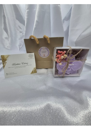 Linda Candleshop Kadınlar Günü Hediyelik Mum 10'lu Paket Lila