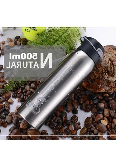 Maoyaya 500ml Bisiklet Su Şişesi Vakum Paslanmaz Çelik Bisiklet Su, Kullanıcı Dostu Kapak