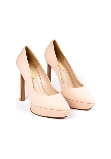 Bestello Neolit Taban Ince Topuklu 281-2040-23y Kadın Ayakkabı Bej