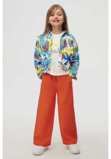 Nk Kids 38568 Kız Çocuk Mavi Confetti Gömlek Mavi