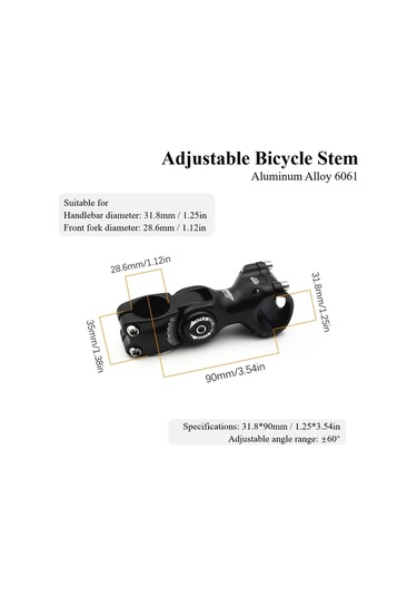 Motion003 90 110 130 Mm Uzunluk Bisiklet Premium Ayarlanabilir Yükseltme Sapı 25.4 31.8 Mm Direksiyon 28.6 Mm Şaft Uyumlu 60 Derece Ayarlanabilir Yüksek Mukavemetli Alüminyum Dağ Yol Bisiklet Altın Motion003 90 110 130 Mm Uzunluk Bisiklet Premium Ayarlanabilir Yükseltme Sapı 25.4 31.8 Mm Direksiyon 28.6 Mm Şaft Uyumlu 60 Derece Ayarlanabilir Yüksek Mukavemetli Alüminyum Dağ Yol Bisiklet Altın