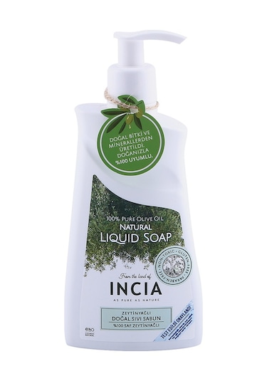 Incia Zeytinyağlı Doğal Sıvı Sabun 250 ML