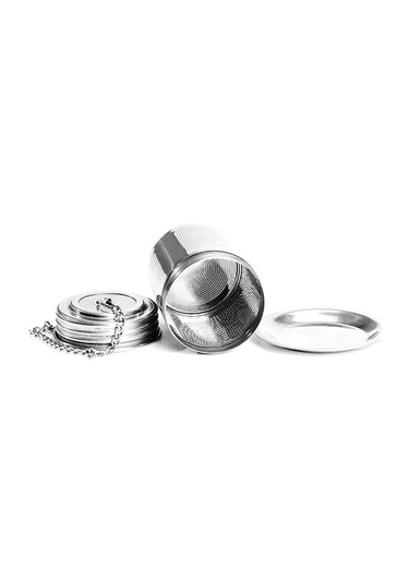 1 Adet Paslanmaz Çelik Çay Demlik Süzgeç Çaydanlık Yeniden Kullanılabilir Örgü Filtre Gümüş