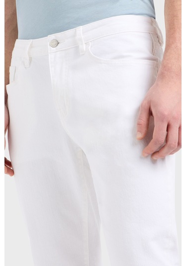 Armani Exchange Erkek Kot Pantolon Xm000070 Af14267 U0001 Beyaz Beyaz