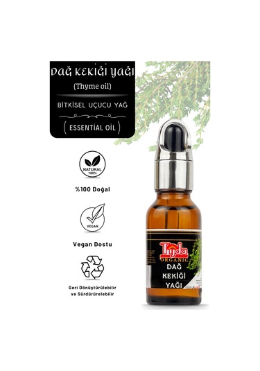 Dağ Kekiği Yağı %100 Soğuk Sıkım 20 Ml Kekik Tjd-dğkkğy-20m 20 ML