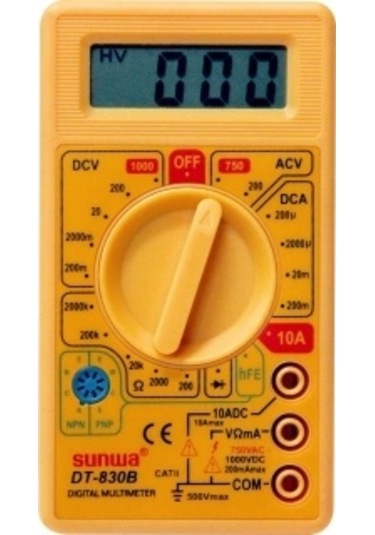 Avometre Dijital Ölçü Aleti Multimetre 4172