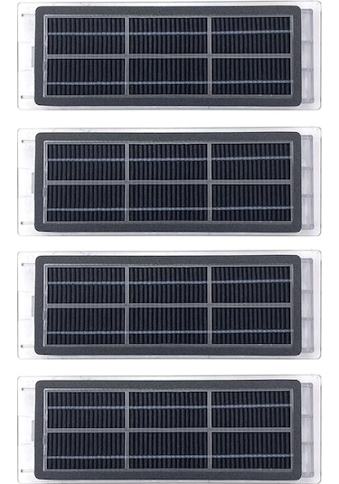 Srfn Ticaret Xiaomi Mijia S6 Uyumlu Robot Süpürge Hepa Filtresi - Aktif Karbonlu - 4 Adet