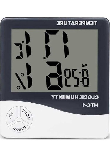 Didadodo Oda Lcd Elektronik Dijital Sıcaklık Nem Ölçer Termometre Higrometre Hava İstasyonu Htc-1
