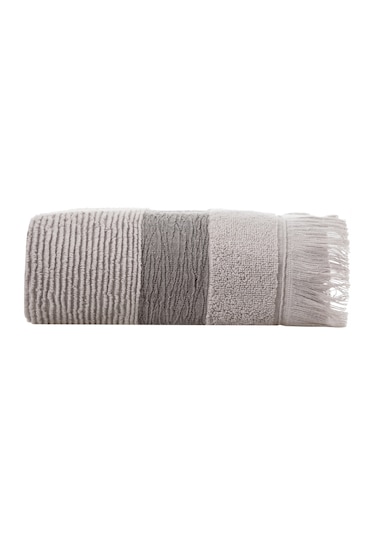 Mudo Home Borla Gri Yüz Havlusu 50x80cm