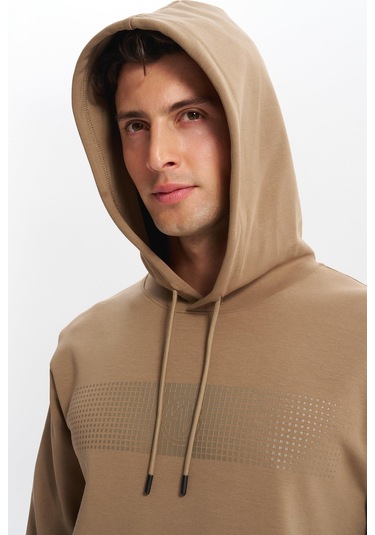 Arma Erkek Slim Fit Baskılı Kapüşonlu Kanguru Cepli Interlok Sweatshirt %80 Pamuk %14 Polyester %6 Elastane K30254685202 Gri - Bej Arma Erkek Slim Fit Baskılı Kapüşonlu Kanguru Cepli Interlok Sweatshirt %80 Pamuk %14 Polyester %6 Elastane K30254685202 Gri - Bej