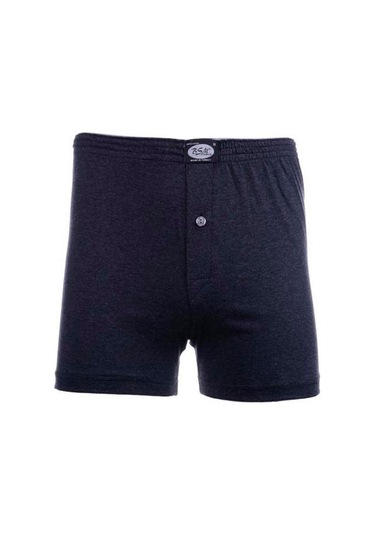 Bsm Erkek Düğmeli Pamuk Havlu Kemer Boxer 13404 001