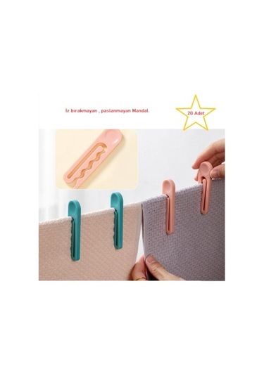 Premiumum Kırılmaz Iz Bırakmaz Çamaşır Mandalı 20 Adet